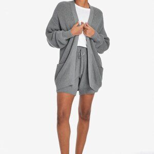 Paper Label Opal Cardigan Sweater Grey Oversized small